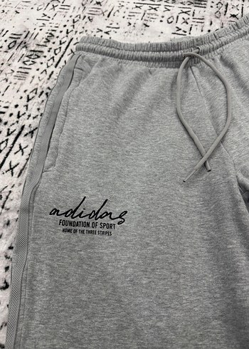 Adidas Gri Eşofman Altı - Görsel 4