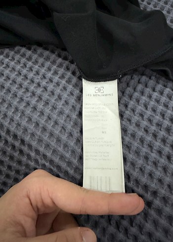 Les Benjamins Siyah Oversize Tişört - Görsel 6