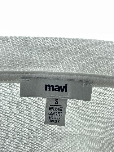 s Beden beyaz Renk Mavi Jeans T-shirt %70 İndirimli.