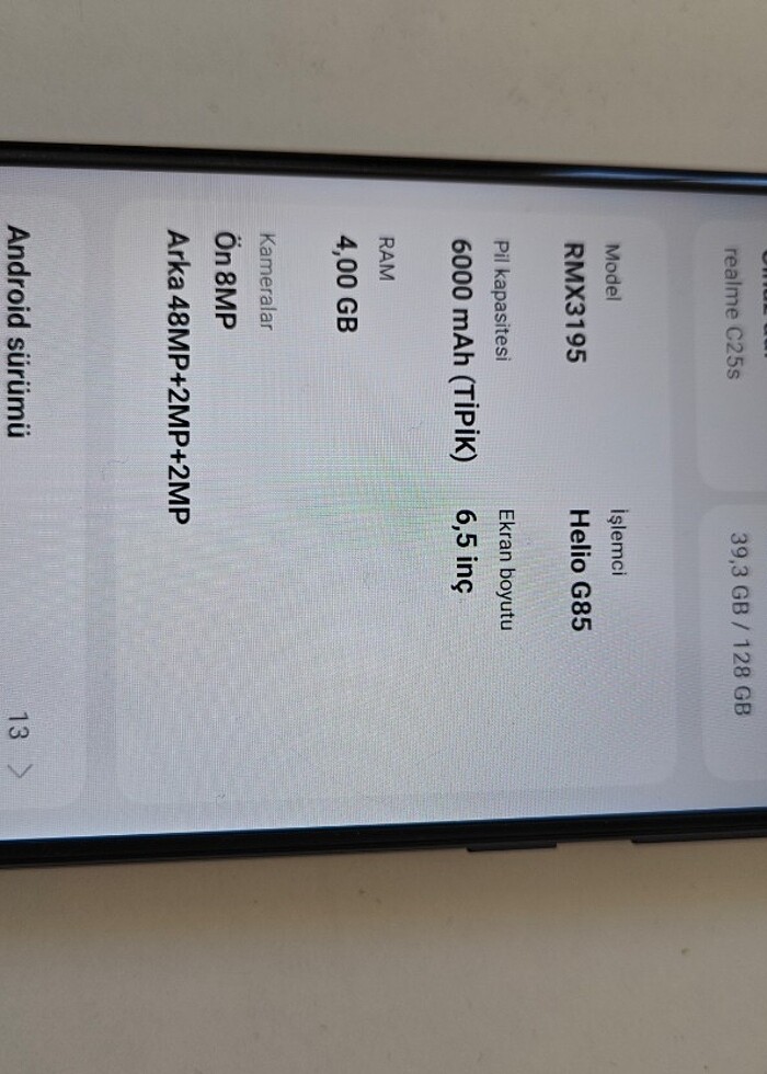 Realme c25s telefon garanti devam ediyor  - Görsel 4