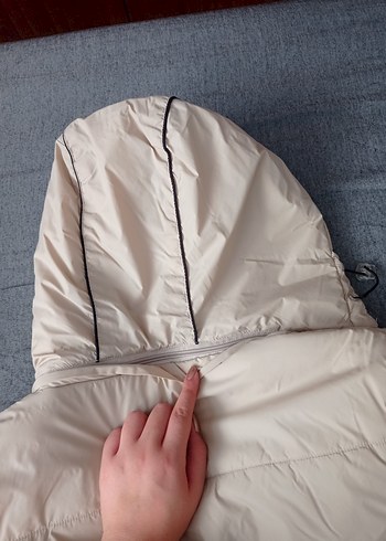 xl Beden ten rengi Renk Kadın Kapüşonlu Mont
