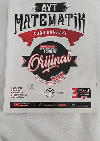 AYT Matematik Orijinal Soru Bankası