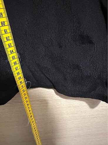 H&M Siyah Krep Gömlek