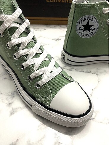 37 Beden yeşil Renk Converse Ayakkabı Sınırlı Stokla