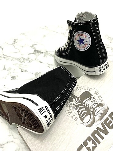 38 Beden siyah Renk Converse Ayakkabı Sınırlı Stokla
