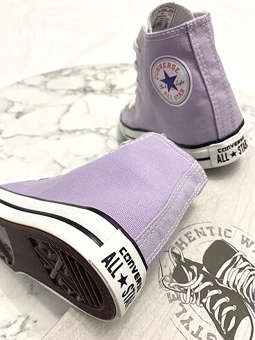 37 Beden mor Renk Converse Ayakkabı Sınırlı Stokla