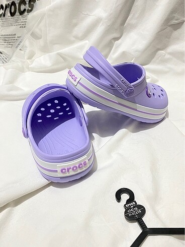 30 Beden mor Renk Crocs Terlik İthal