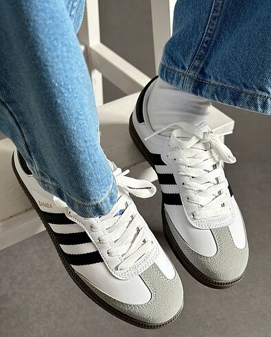 39 Beden beyaz Renk Adidas Samba Spor Ayakkabı