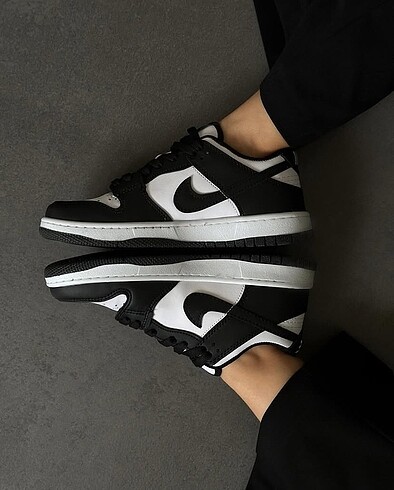 39 Beden siyah Renk Nike Dunk Low Panda Ayakkabı
