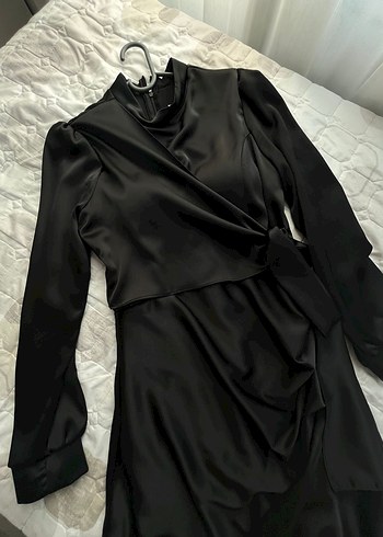 Saten elbise - Görsel 3