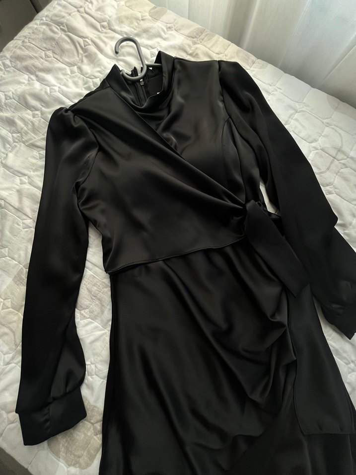 Saten elbise - Görsel 3