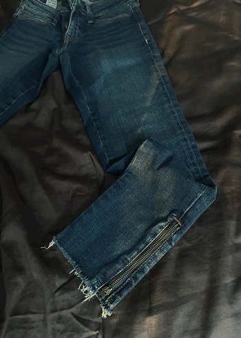 Kadın Lacivert Dar Kesim Denim Jean