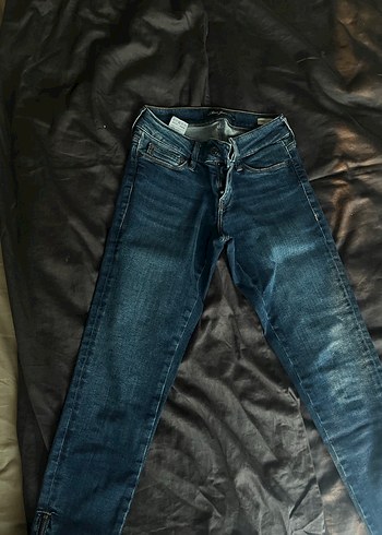 diğer Beden Kadın Lacivert Dar Kesim Denim Jean