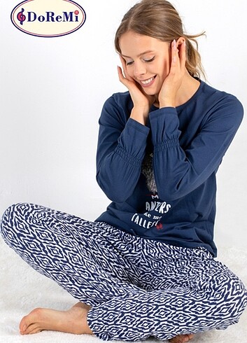 Doremi #doremi #pamuklu #pijamatakımı #evgiyim #bayangiyim #gardırops