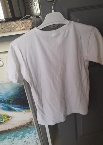 Beyaz Baskılı Çocuk Atlet - Görsel 6