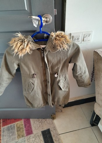 Erkek Çocuk Bej Kürklü Street Wear Mont - Görsel 17