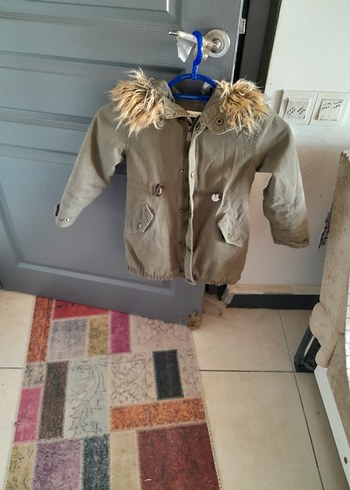 Erkek Çocuk Bej Kürklü Street Wear Mont - Görsel 13