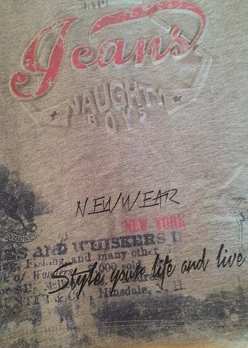 Gri Baskılı V Yaka Hamile Tişörtü - Görsel 4