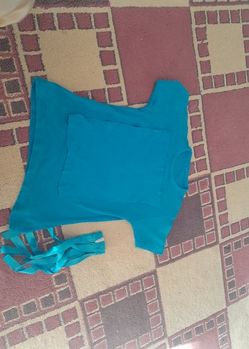 Turkuaz Baskılı Çocuk Atlet - Görsel 9