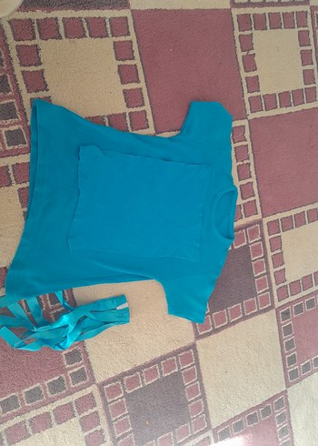 Turkuaz Baskılı Çocuk Atlet - Görsel 8