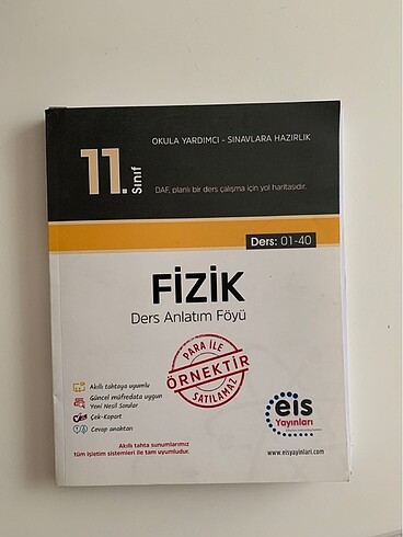 11. Sınıf eis fizik daf fasikülü