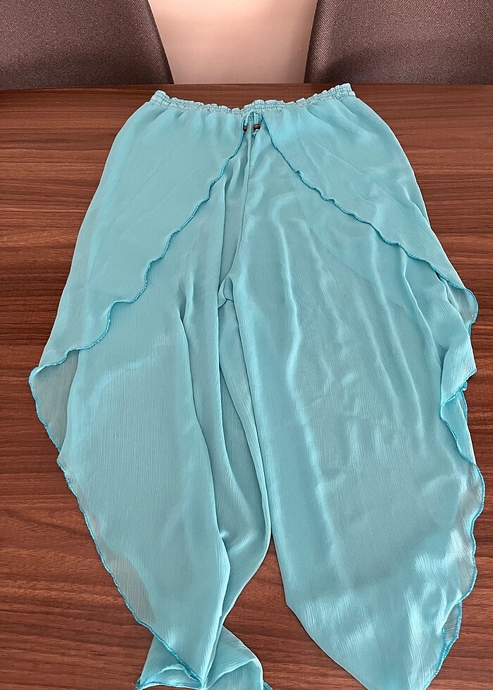 Bikini üstü şifon pantolon - Görsel 2