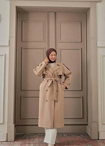 Zara Oversize kaşe kaban