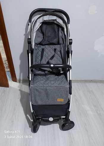 Gri Bebek Arabası - Görsel 5