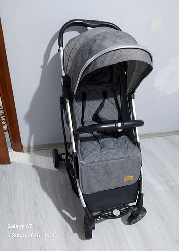 Gri Bebek Arabası - Görsel 2