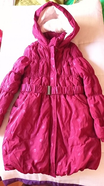 Bordo çocuk şişme mont