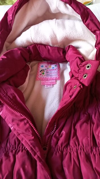 LC Waikiki Bordo çocuk şişme mont