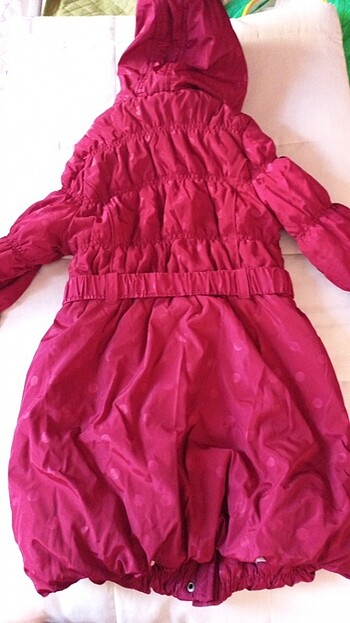 9 Yaş Beden Bordo çocuk şişme mont