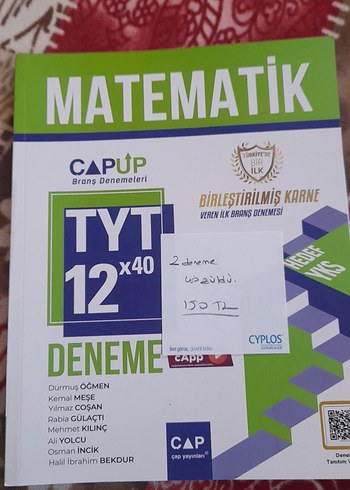 TYT Matematik 12x40 Deneme Sınavı
