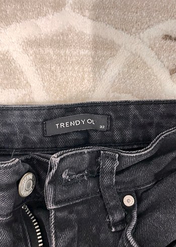32 Beden Siyah Regular Fit Kot Pantolon