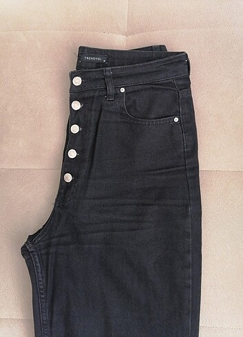 Wide Leg Yüksek Bel Kot Jeans Pantolon (Trendyolmilla)