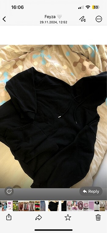 Siyah DeFacto sweat
