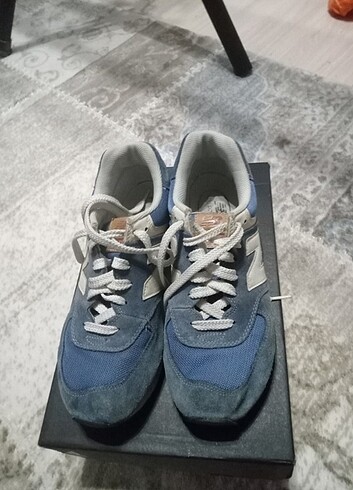 Az kullanılmış mavi orjinal newbalance spor ayakkabı