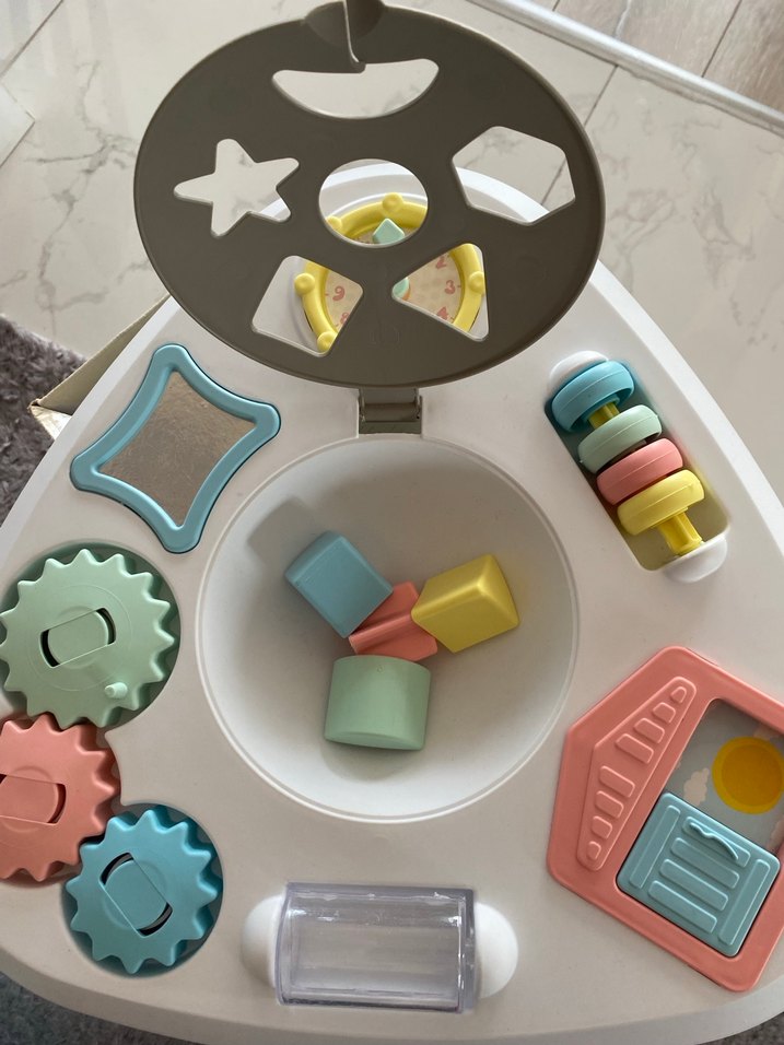 Mavi Ayaklı Eğitici Aktivite Masası - Görsel 5