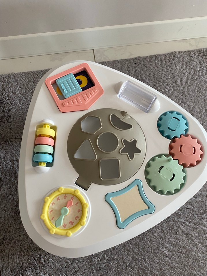 Mavi Ayaklı Eğitici Aktivite Masası - Görsel 4