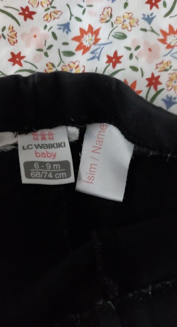 Kız Çocuk 2'li Siyah Sade Tayt - Görsel 4