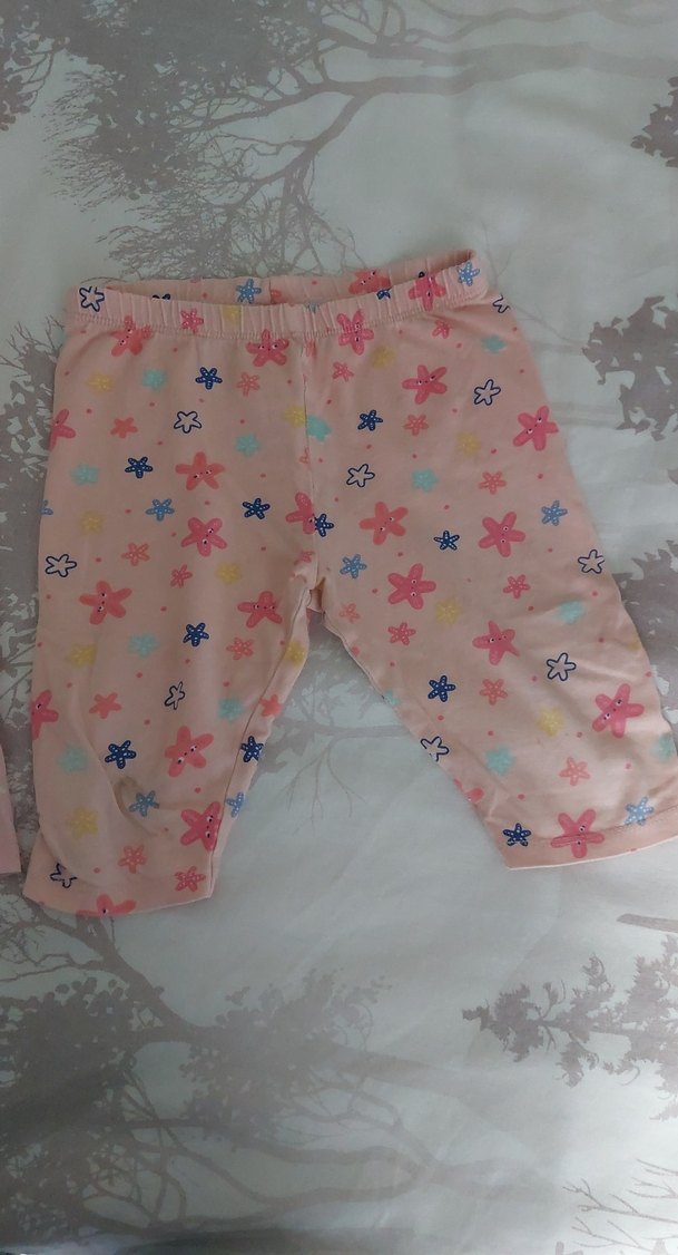 Kız Çocuk Dantelli Pamuk Tayt - Görsel 3