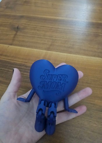 Beden mavi Renk 3D SUPER MOM