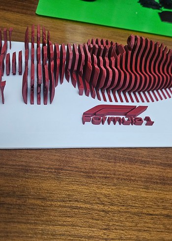 3D Parametrik Formula 1 Yarış Arabası Dekoru - Görsel 3