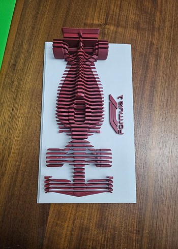 3D Parametrik Formula 1 Yarış Arabası Dekoru - Görsel 2