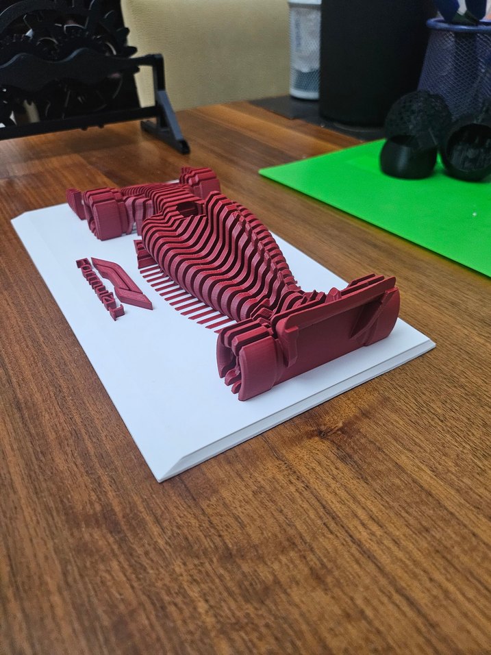 3D Parametrik Formula 1 Yarış Arabası Dekoru - Görsel 4