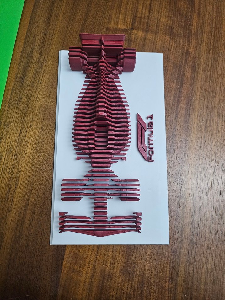 3D Parametrik Formula 1 Yarış Arabası Dekoru - Görsel 2