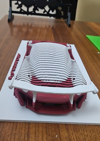 3D McLaren P1 Parametrik Duvar Dekoru - Görsel 5