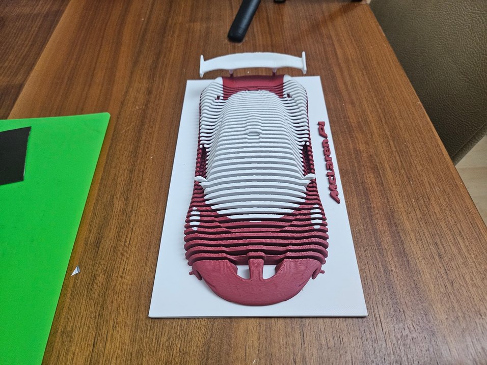 3D McLaren P1 Parametrik Duvar Dekoru - Görsel 4