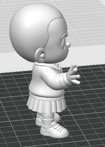 3D Stranger Things Eleven (El) Figürü - Görsel 2