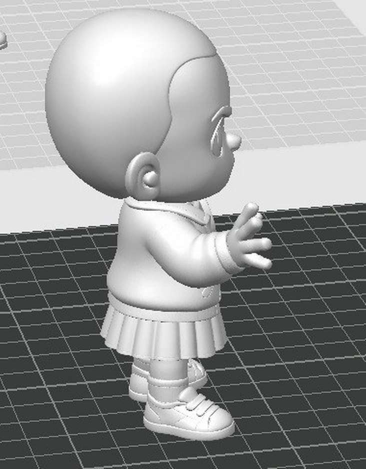 3D Stranger Things Eleven (El) Figürü - Görsel 2